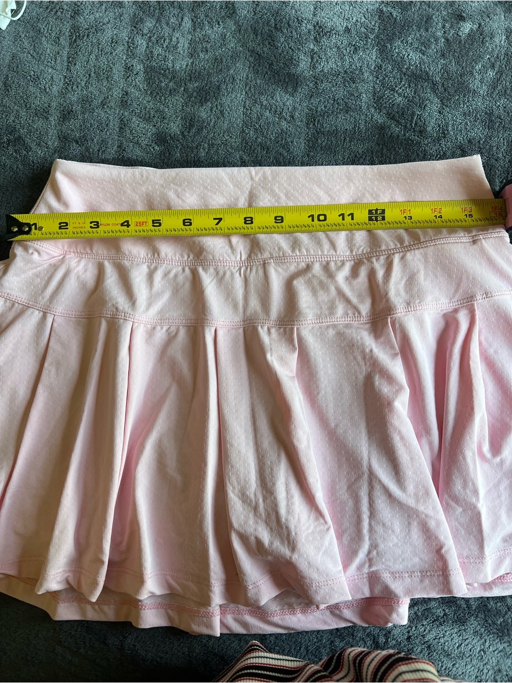 Light Pink Women's Athletic Skort with Built-In Shorts - Picture 4 of 5